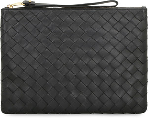 Leather flat pouch-1